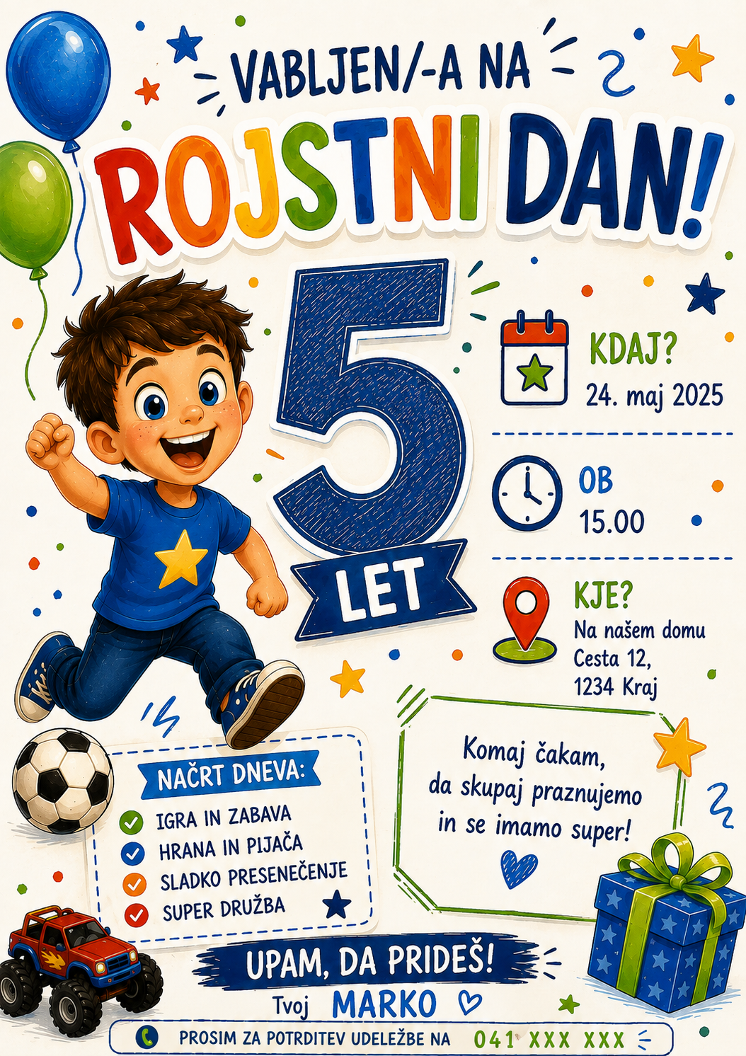 rojstni dan fantek