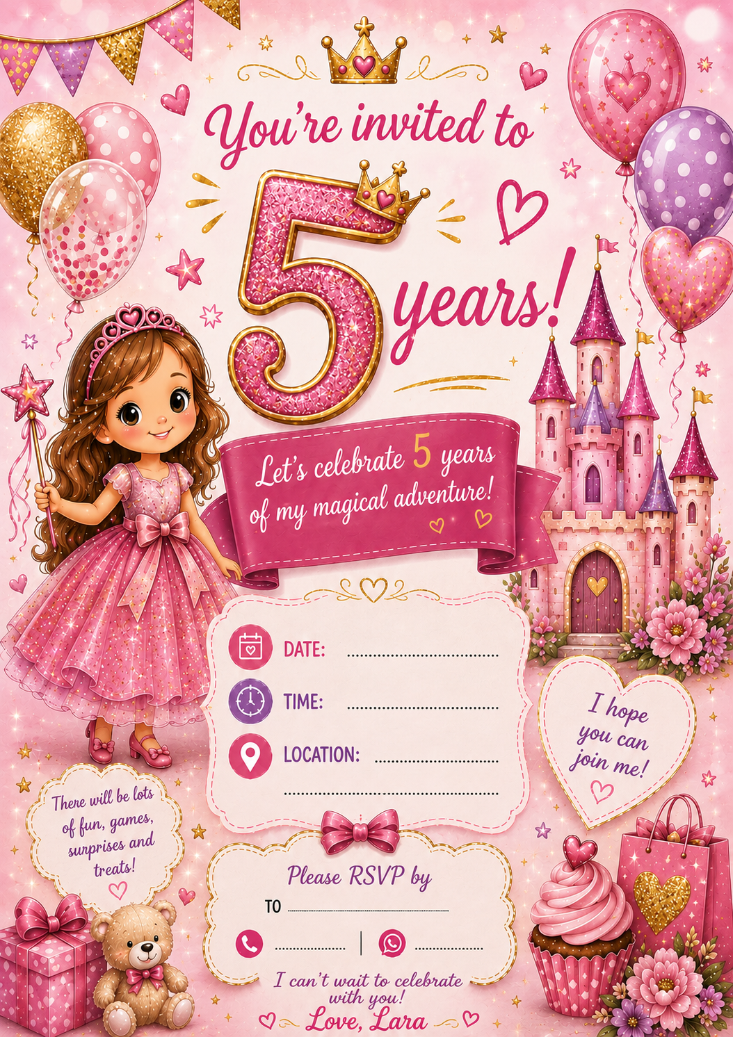 Invitations for Girls