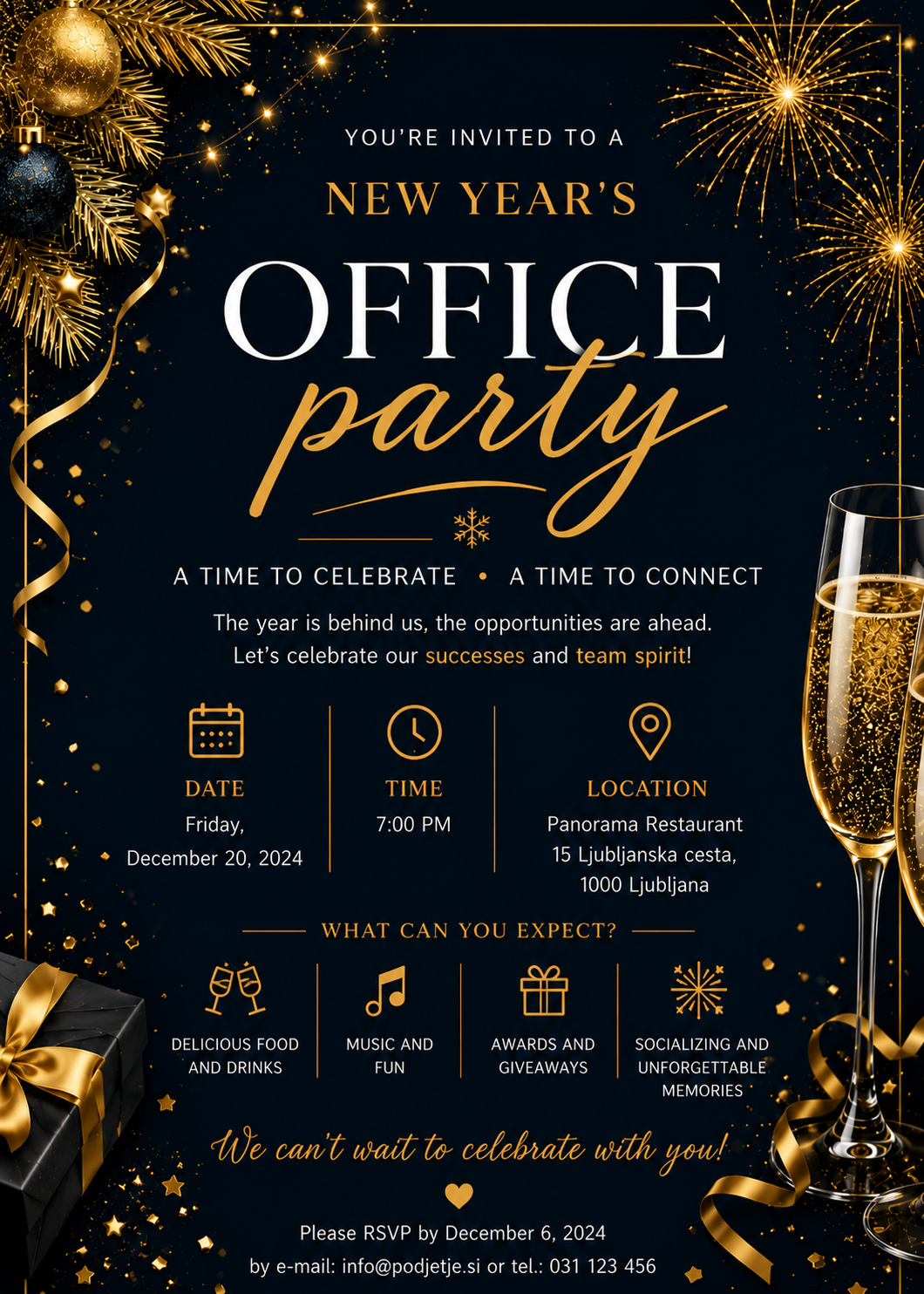 New Year's Office Party